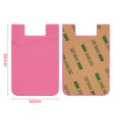 Silicone card holder with custom logo