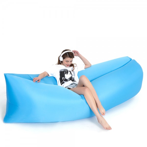 Full Color Inflatable Outdoor Couch/Sofa Bed with Bag Inside