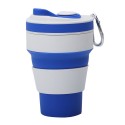 12 Oz. Portable Silicone Foldable Sippy Cup W/Drinking Straw