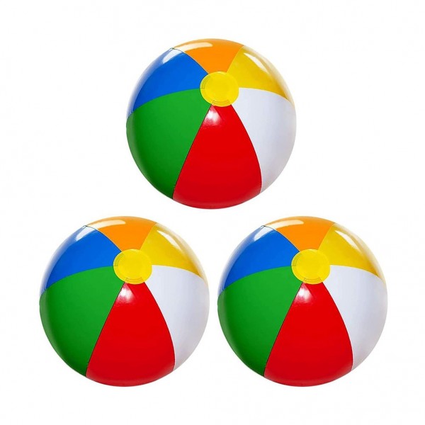 9" Classic Rainbow Beach Ball