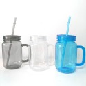 16OZ Single Layer Mason Straw Cups