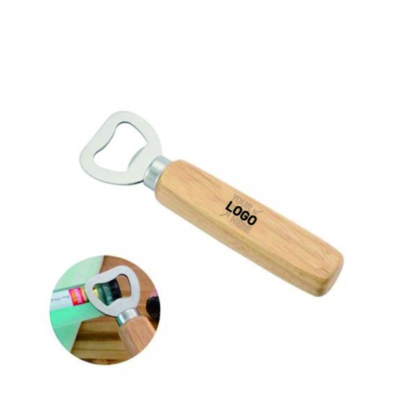 Simple Stainless Steel Bottle Opener With Non-Perforated Woo