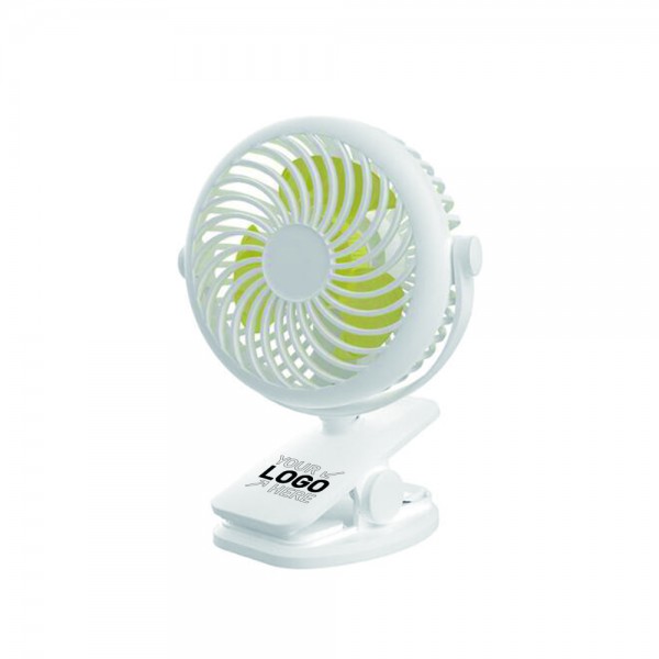 Rotatable Rechargeable Portable Clip USB Fan