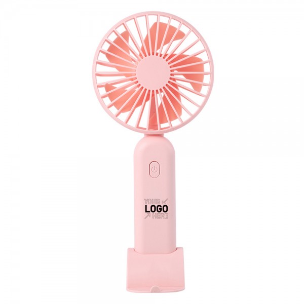 USB charging mini hand-held fan with custom logo 