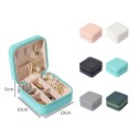 Mini travel jewel case jewelry box with custom logo 